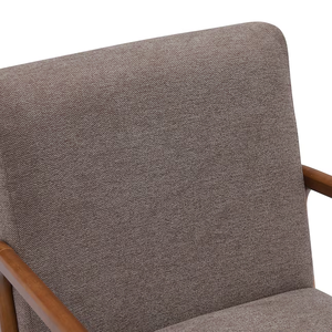 <span class=keywords><strong>Fauteuil</strong></span> Club Classique Abordable en Lin Respirant et Doux, Chaise Rembourrée Élégante <span class=keywords><strong>Gris</strong></span> Foncé Moderne pour Maison et Hôtel - Product Image 6