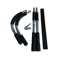 Barre de traction horizontale pour porte, équipement de fitness domestique, multi-poignées, barre de traction portable pour porte