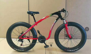 Bicicletta Fat Bike dalla Fabbrica di Tianjin, Cina, Bici con Pneumatici Larghi <span class=keywords><strong>Bianchi</strong></span> e Neri, Bicicletta Fat Bike con Pneumatici Larghi 26x4.0 - Product Image 2