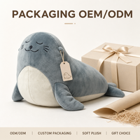 Peluche personnalisée Lion de mer, directement de l'usine, à partir de vos croquis, OEM ODM, pour marques IP originales
