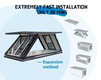 Conteneur portable, supermarché, maison préfabriquée, conteneur mobile en kit, boutique, maison, prêt à l'emploi, conteneur pliable en Z, kiosque en verre