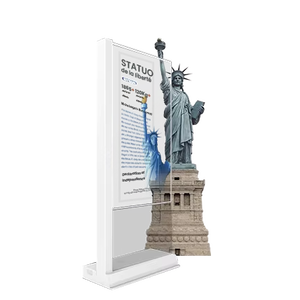 55 ''nghệ thuật tầng thường vụ trong suốt OLED hiển thị 4K HD cảm ứng siêu mỏng trong suốt OLED hiển thị kỹ thuật số biển - Product Image 1