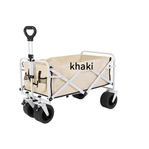 Folding Outdoor Utility <strong>Wagon</strong> Garden Portable Hand Cart All Terrain Wheels <strong>Beach</strong> <strong>Wagon</strong> - Product Image 5
