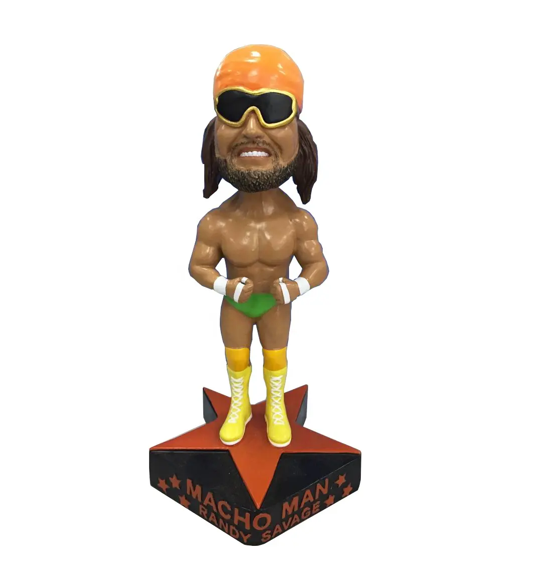 Good quality custom resin WWE boxer bobble head hand made sculped painted figurine