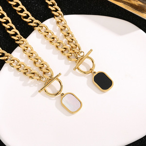 Collar Unisex <span class=keywords><strong>de</strong></span> Acero Inoxidable con Colgante Cúbico <span class=keywords><strong>de</strong></span> Moda, Gargantilla y <span class=keywords><strong>Collares</strong></span> <span class=keywords><strong>Indios</strong></span> con Envío Gratis - Product Image 2