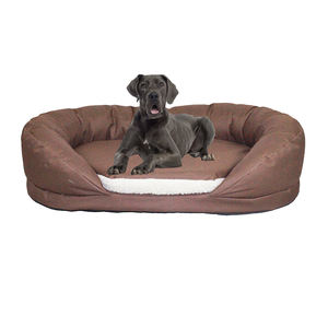 Cama Rectangular Moderna para Mascotas para Perros y Gatos, Cuna Suave y Transpirable con Material de Fibra de Patrón Sólido Empaquetado en Cartón - Product Image 2