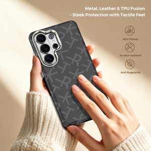 เคสโทรศัพท์แม่เหล็กหนัง PU พื้นผิวคาร์บอนไฟเบอร์ขั้นสูงสำหรับซัมซุง S26 S24 S25อัลตร้าชาร์จไร้สายกันกระแทก - Product Image 2