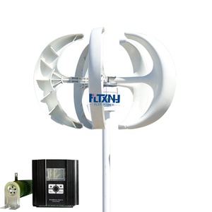 Generador Eólico Vertical Tipo Linterna Roja de 1kw 2kw 3kw, Mini Generador Eólico de 500w 12/24v 800w, Venta al Por Mayor - Product Image 2