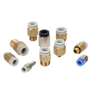 Conector Recto Roscado Externo SIVK KQ2H de Latón 16-03S 16-04S de Conexión Rápida - Product Image 2