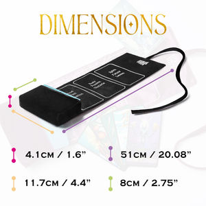 Bolsa de Almacenamiento para Cartas del Tarot Personalizada, Set de Artículos de Brujería, Bolsa de Terciopelo con Cordón para Cartas del Tarot - Product Image 2