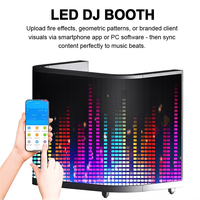 Pantalla LED a Todo Color con Precio de Fábrica, Paso de Píxeles de 2.5mm, Brillo de 800, Banco de Recepción Portátil, Cabina de DJ 3D para Discoteca, Control Novastar