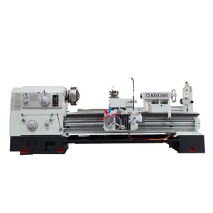 Tour à métaux manuel avec une longueur de banc de 1000 mm, contrepoids avec pointe tournante et haute stabilité pour une longue durée de vie - Product Image 1