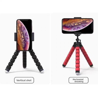 Support de téléphone et de caméra de poulpe étanche de ventes directes d'usine flexible et à télécommande pour l'utilisation de bureau et de lit