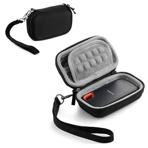 Sert çanta SanDisk 250GB 500GB 1TB 2TB aşırı taşınabilir SSD taşıma çantası seyahat çantası