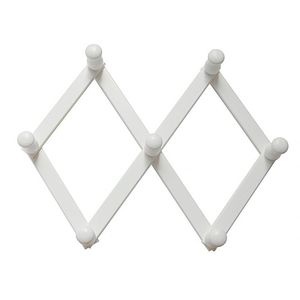 Appendiabiti Estensibile in Noce Verniciato - Product Image 2