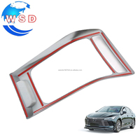 Accessoires d'intérieur de voiture en fibre de carbone ABS couvercle de panneau de pommeau de levier de vitesse et garniture de cadre de panneau de Console centrale pour BYD Destroyer 05 2024