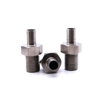 Zinc Alloy Furniture Sleeve Screw-in Nut with Inner & Outer Thread Insert Furniture Nut