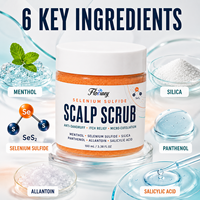 OEM ODM Marque Privée 100ml Gommage Capillaire au Sulfure de Sélénium Anti-Pelliculaire Soulagement des Démangeaisons Traitement Micro-Exfoliant du Cuir Chevelu