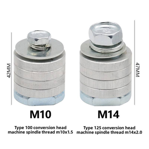 Hochwertiger M10/M14 Winkelschleifer-Nutfräser-Adapter, Wechselkonvertierungskopf, Flanschmutter, variabler Schlitzkopf 100/125 - Product Image 4