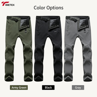 TIMETEX-Pantalon de randonnée extérieur imperméable pour homme, construction souple et extensible, pour le camping et le trekking