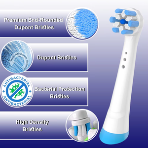 Paquete de 4 cabezales de repuesto compatibles con los cabezales de cepillo de dientes eléctrico Oral IO para las series IO 3/4/5/6/7/8/9/10 (4 blancos) - Product Image 2
