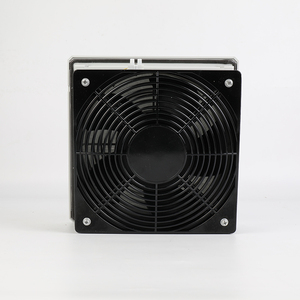 Ventilateur filtrant en plastique pour le refroidissement des armoires électriques avec grille <span class=keywords><strong>d</strong></span>'aération pour système de ventilation des panneaux de commande - Product Image 2