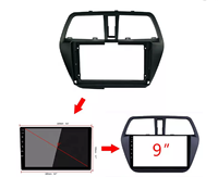 Cadre vidéo de voiture pour Suzuki Sx4 S Cross 2014 stéréo Gps lecteur Dvd de voiture installation panneau Surround garniture plaque frontale Kit de montage de tableau de bord