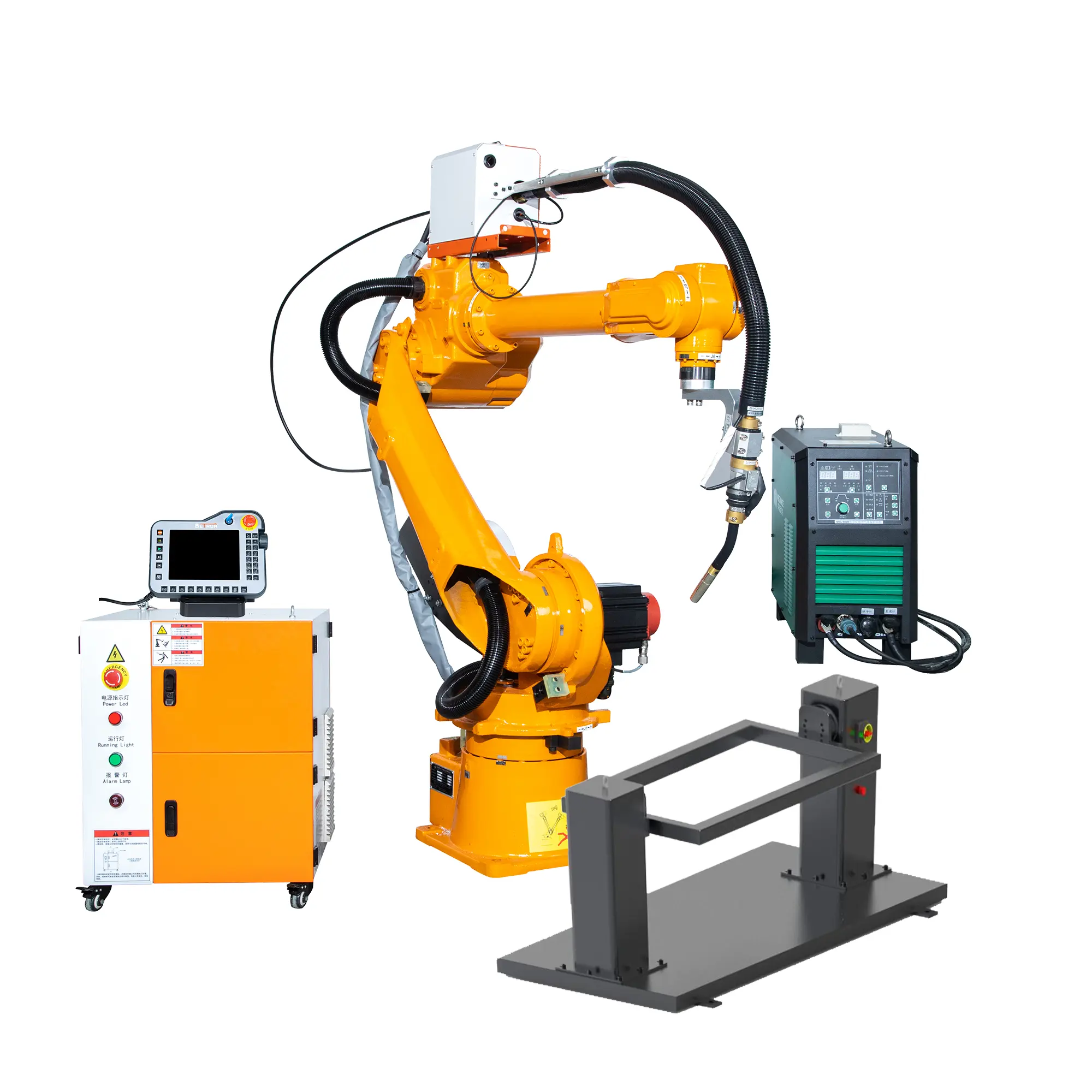 High precision and high protection cnc welding robot machine automatic welding robot price with rotating table