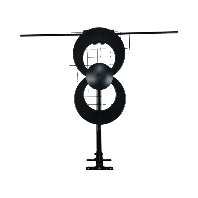 Antennas Direct ClearStream 2V 4K 8K UHD NEXTGEN TV Antenna Indoor Outdoor 60 Mile Range 20-inch Mast UHF VHF RF Antenna