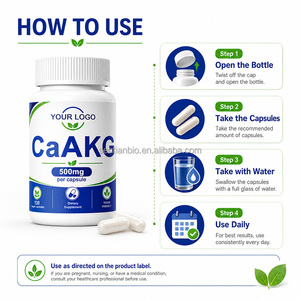 Capsules de Calcium Alpha-Cétoglutarate (CaAKG) Marque Blanche – <span class=keywords><strong>120</strong></span> Comprimés – Vente en Gros – Fournisseur d'Usine – Conditionnement en Bouteille - Product Image 2