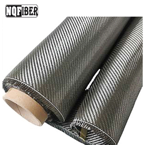 NQFIBER Rollo de tela de fibra de carbono de alta densidad 1K 3K 6k <span class=keywords><strong>12k</strong></span> Tela de sarga lisa de fibra de carbono 200gsm 240gsm 320gsm Tela T300 - Product Image 2