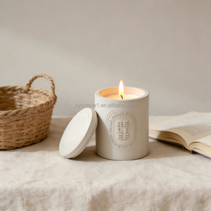 Candela Profumata Artigianale Sacrifical con Alta Fragranza, <span class=keywords><strong>Cera</strong></span> di Soia, Stoppino in Cotone, Profumo Orientale di <span class=keywords><strong>Ambra</strong></span> e Legno di Sandalo - Product Image 2