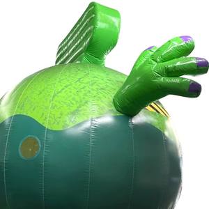 Castillo Inflable Gigante de Monstruo, Monstruo Verde, Moonwalk Lazer Bug Alien Jumper, Castillo Inflable con Domo - Product Image 4