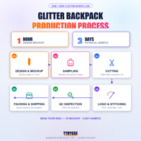 Mochila Escolar de Moda Veraniega para Mujer, Estilo Estudiantil, con Logotipo Personalizado, Gran Capacidad, Brillante, Impermeable, con Compartimento para Zapatos