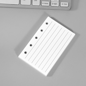 M5 A8 <span class=keywords><strong>Notebook</strong></span> 5-Ring Recarga Papel forrado Hojas sueltas Papel en blanco reemplazable para estudio Diario escolar Suministros - Product Image 6