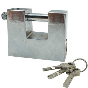 Lucchetto di Sicurezza in Metallo per Valigie con Cilindro da 40mm e 3 Chiavi, Serratura da Viaggio - Product Image 1