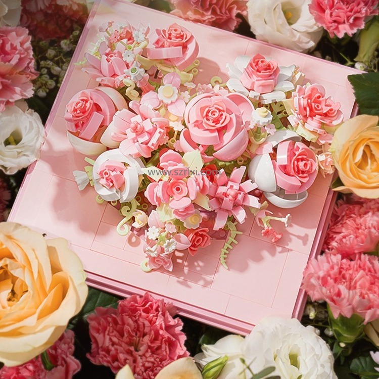 Society6 ケース Flowers by Electric Avenue Wekki 517207 Flower to the Heart of Roses - Building Blocks