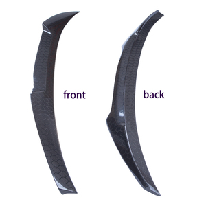 สปอยเลอร์หลังทรง M4 สำหรับ A3 S3 RS3 8V วัสดุคาร์บอนไฟเบอร์ลายรังผึ้งแท้ ปี 2013-2020 - Product Image 5