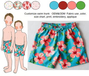 Shorts <span class=keywords><strong>de</strong></span> surf et maillots <span class=keywords><strong>de</strong></span> <span class=keywords><strong>bain</strong></span> en polyester personnalisés en gros pour garçons juniors - Product Image 1