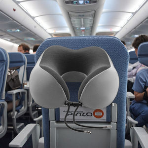 หมอนรองคอรูปตัวยูสำหรับเดินทาง ทำจากเมมโมรี่โฟมแบบคืนตัวช้า ใช้ได้ทั้งในรถยนต์และที่ทำงาน รองรับการงีบหลับอย่างสบาย ใช้เป็นที่พักคอในรถยนต์ได้ - Product Image 3