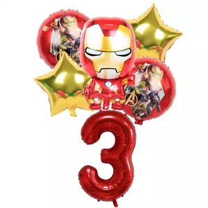Ballon <span class=keywords><strong>de</strong></span> dessin animé <span class=keywords><strong>de</strong></span> super-héros 40 pouces pour enfants, décoration <span class=keywords><strong>de</strong></span> fête à thème joyeux anniversaire, jouets gonflables pour enfants, ballons <span class=keywords><strong>de</strong></span> douche - Product Image 3