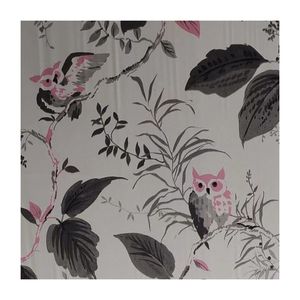 Hibou imprimé animal microfibre polyester textile tissus textiles pour draps ensembles de draps de lit en rouleaux - Product Image 1