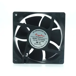 OEM 12V 24V 48V 120MM 120X120X38MM DC Axial Cooling Fan Temperature Control Compact Fan