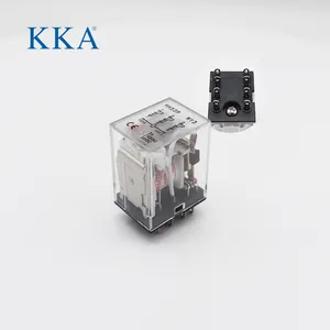 KKA-HH52P (MY2) 通用继电器8针，10A 15A 250VAC/28VDC线圈印刷电路板电源继电器，中间继电器
