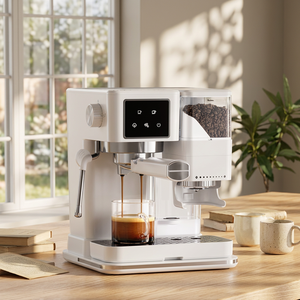 Stainless Steel Portable <b>Coffee</b> <b>Machine</b> Semi <b>Automatic</b> High Pressure Steam Brewing Italian Espresso <b>Machine</b> for Car Hotel RV Use - Product Image 1