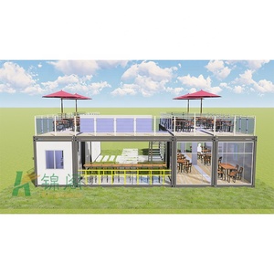Maison préfabriquée maisons nouveau <span class=keywords><strong>2</strong></span> étages conteneur restaurant avec cuisine - Product Image 1