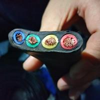 Mehradriges Flachkabel für Schleppketten Aufzug Kran Reines Kupfer Gummiisoliert Hohe Zugfestigkeit 450/750V Stromkabel
