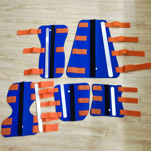 Ensemble de cinq attelles en gros pour le sauvetage des fractures, immobilisation des mains et des pieds, protection complète des articulations, supports articulaires - Product Image 1