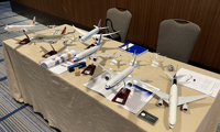 Modèle d'avion en résine 787-10 Dreamliner 1:100 à vendre