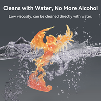 Kexcelled Résine d'imprimante 3D lavable à l'eau de qualité supérieure 0.25mm 1kg Résine UV photopolymère à durcissement rapide rigide pour LCD DLP